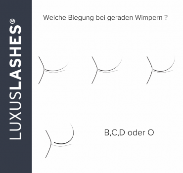 Luxuslashes Wimpern Curl Biegung 