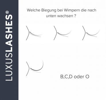 Luxuslashes Wimpern Curl Biegung 