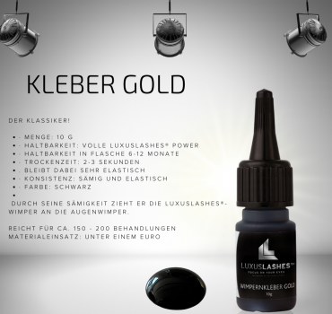 Kleber Gold Luxuslashes 
